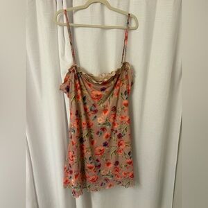 SHEIN Floral Dress - Red and Green